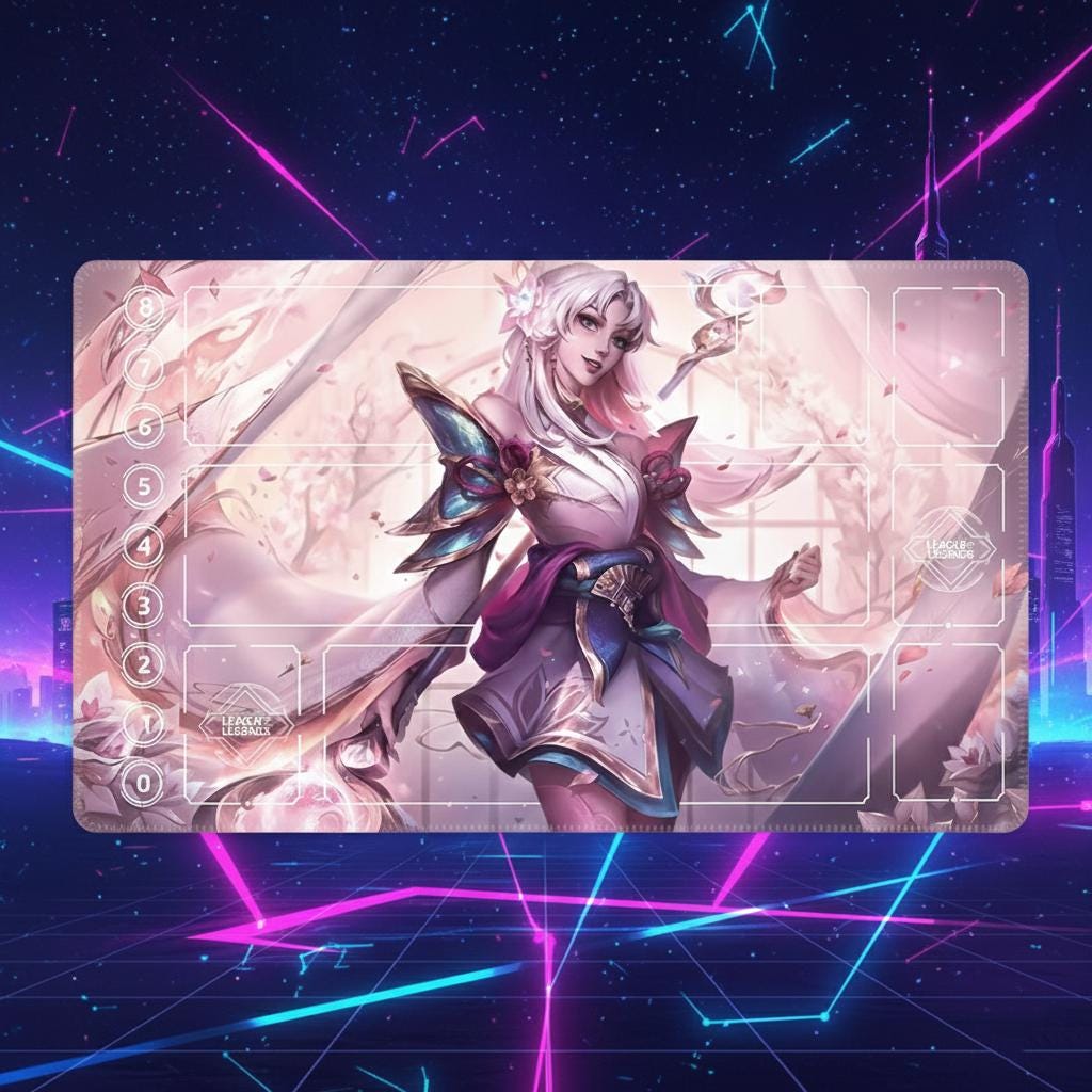 Lux Spirit Blossom Riftbound Playmat