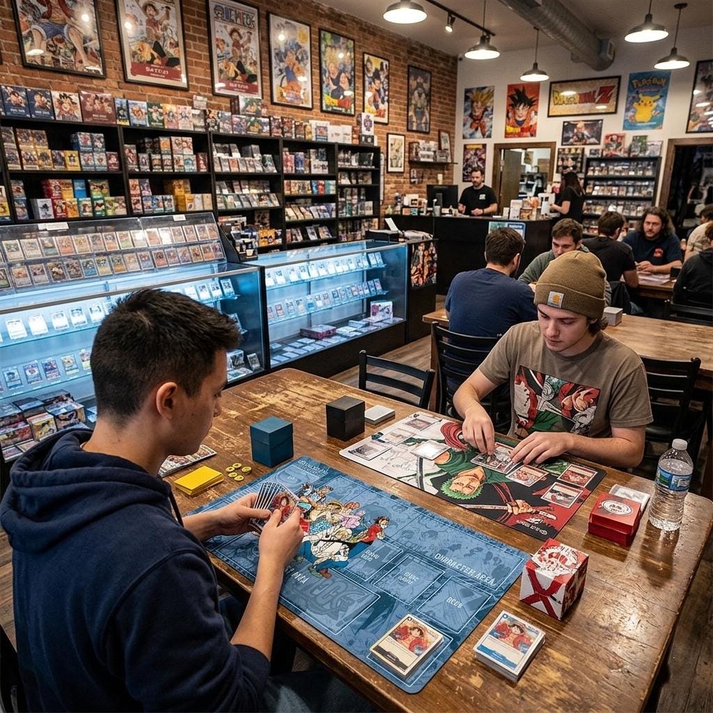 One Piece TCG Playmat with Zones, Custom Anime Card Game Mat, Straw Hat Crew Gaming Desk Mat, Monkey D Luffy Zoro Sanji TCG Playmat, Gift