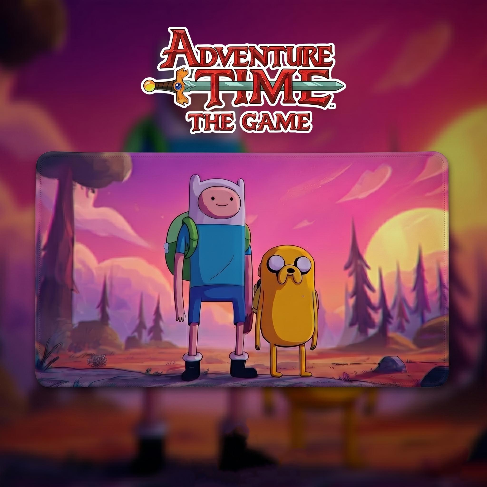 Adventure Time Jake and Finn Gaming Desk Mat | Available in Multiple Sizes