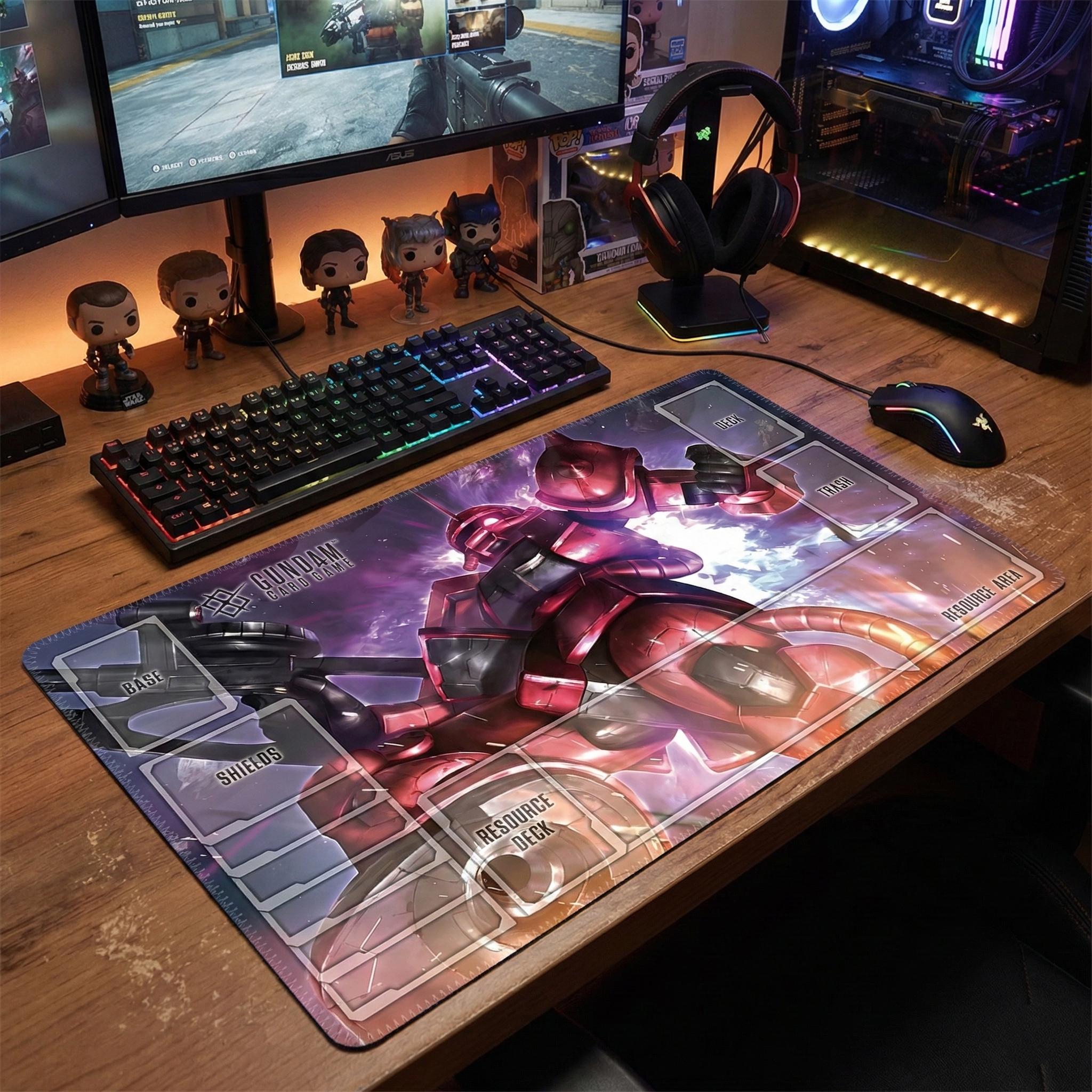 Char Aznable Ms-06S Zaku II Gundam Playmat