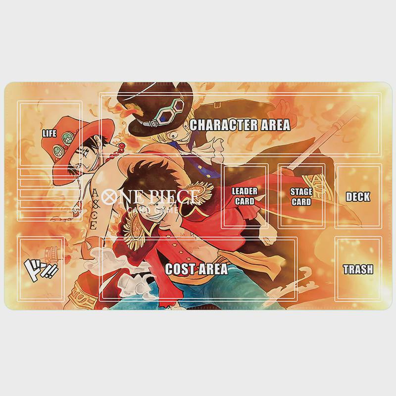 ASL Brothers Luffy Ace Sabo One Piece Playmat