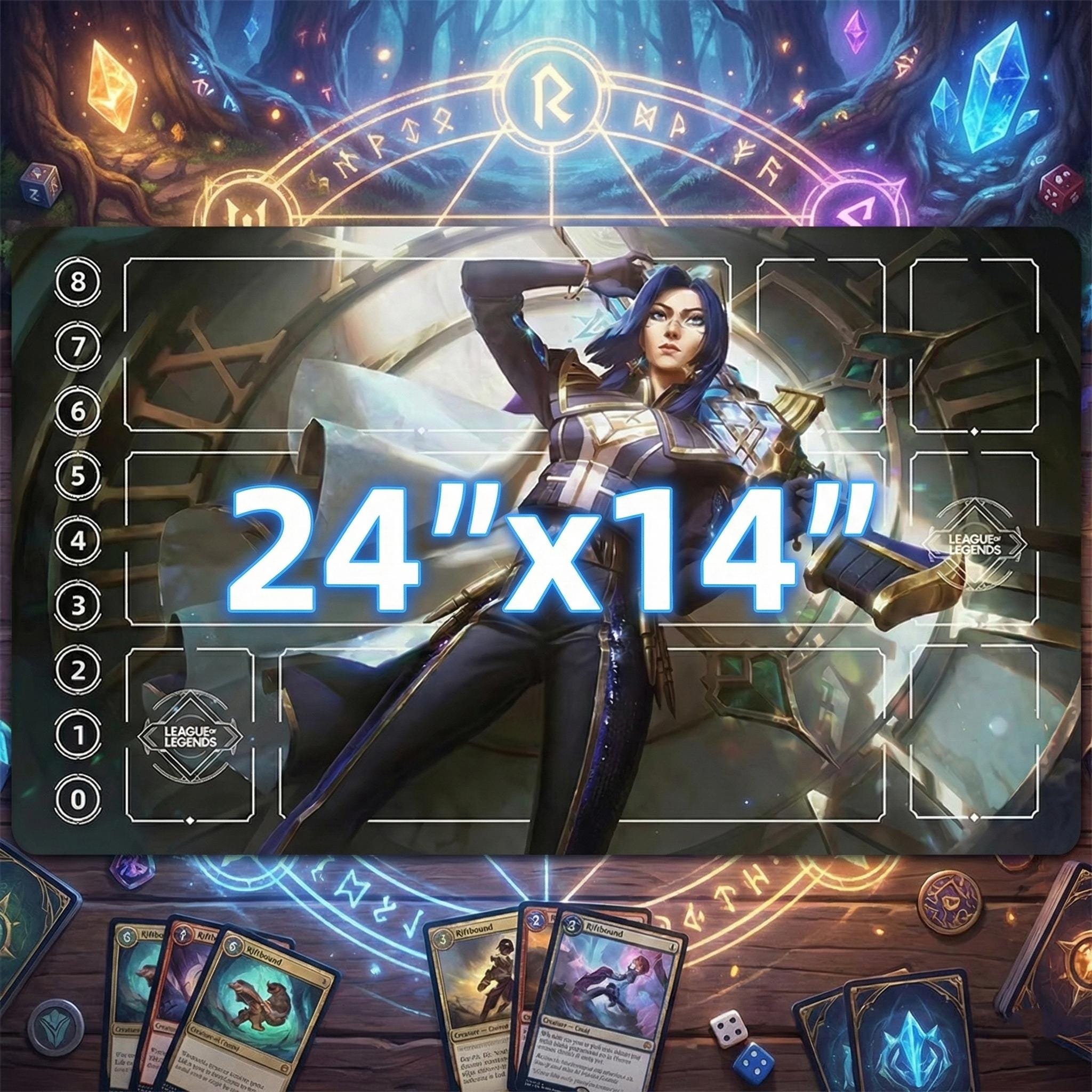 Caitlyn League Riftbound Playmat