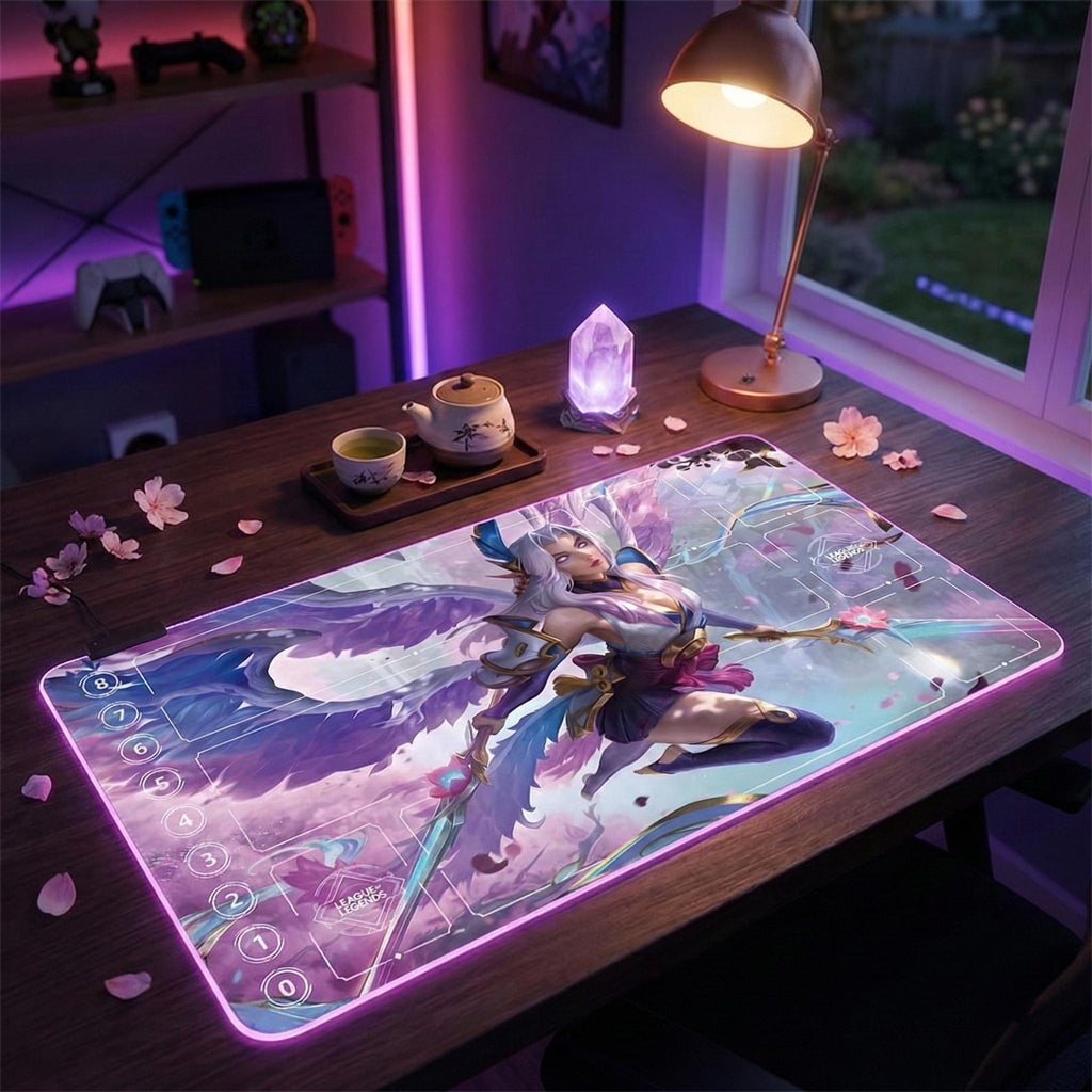 Spirit Blossom Kayle Riftbound Playmat