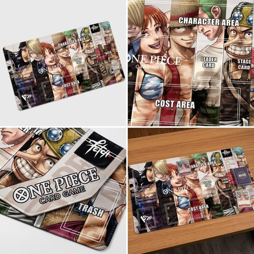 Straw Hat Pirates Luffy & Crew One Piece Playmat