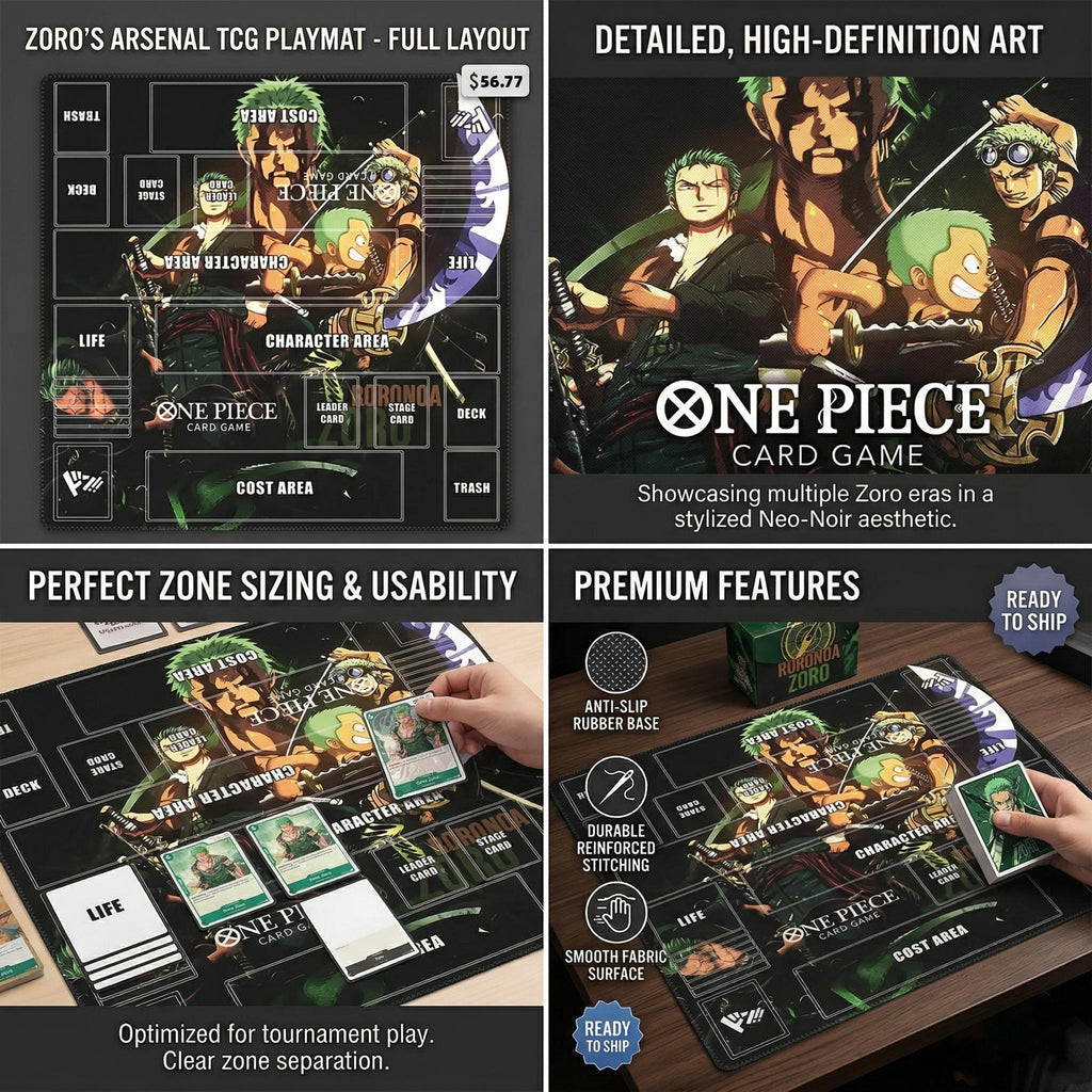 Roronoa Zoro One Piece Duo Playmat
