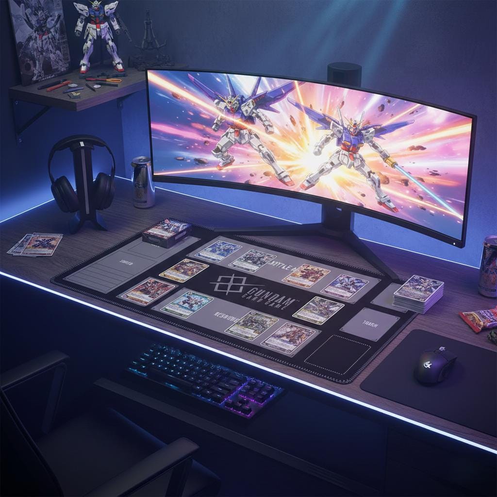 Basic Gundam Playmat with Zones