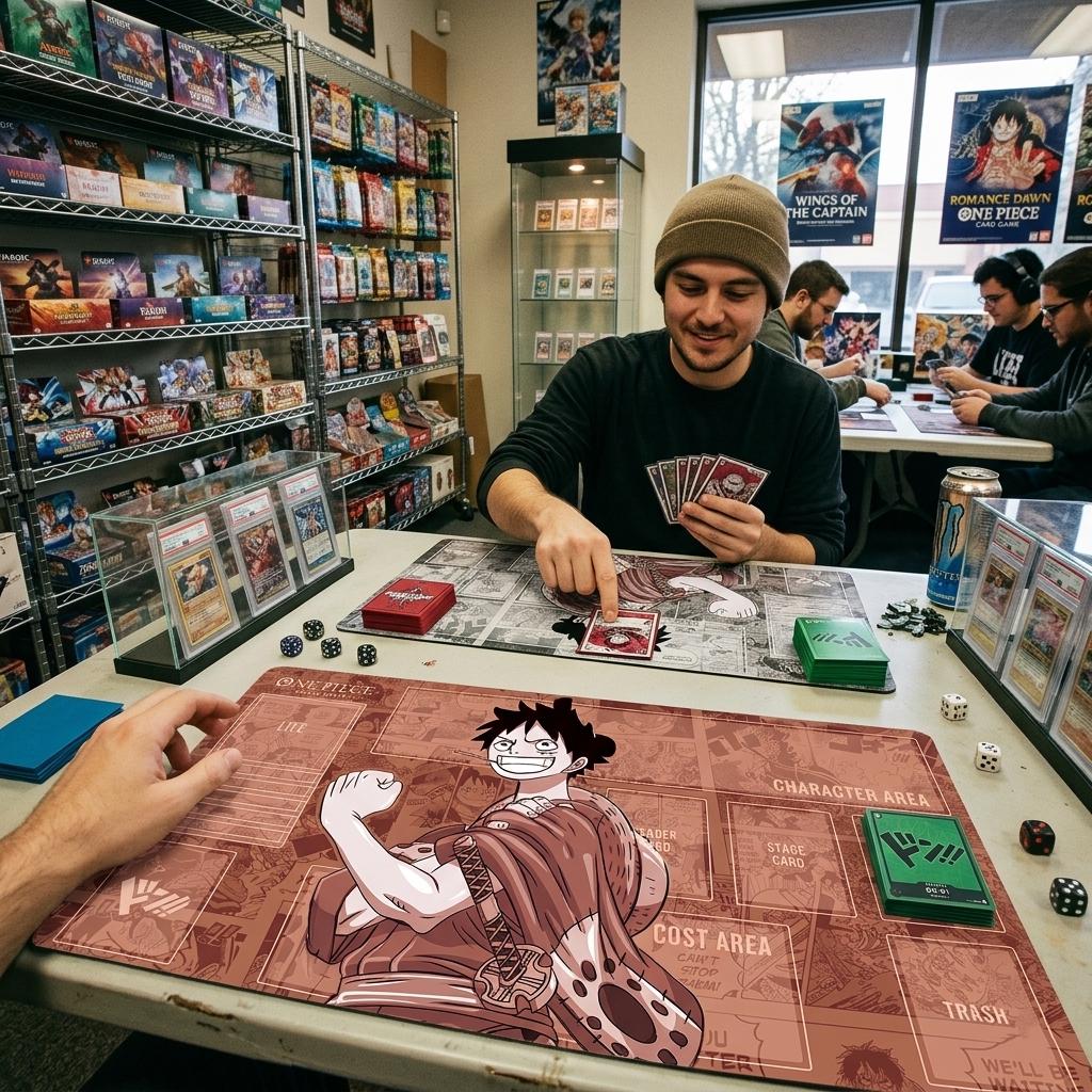 Luffy Wano One Piece Playmat
