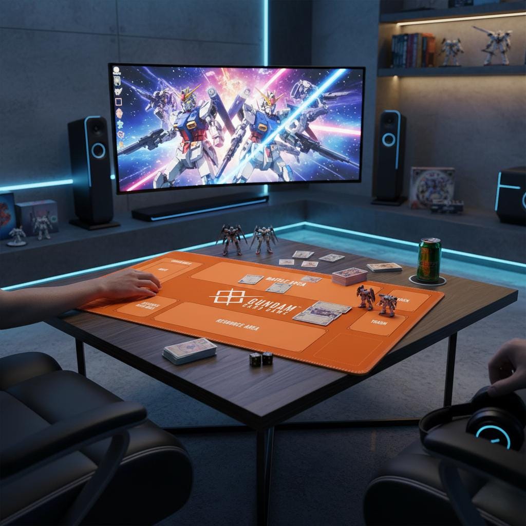 Orange Gundam Playmat