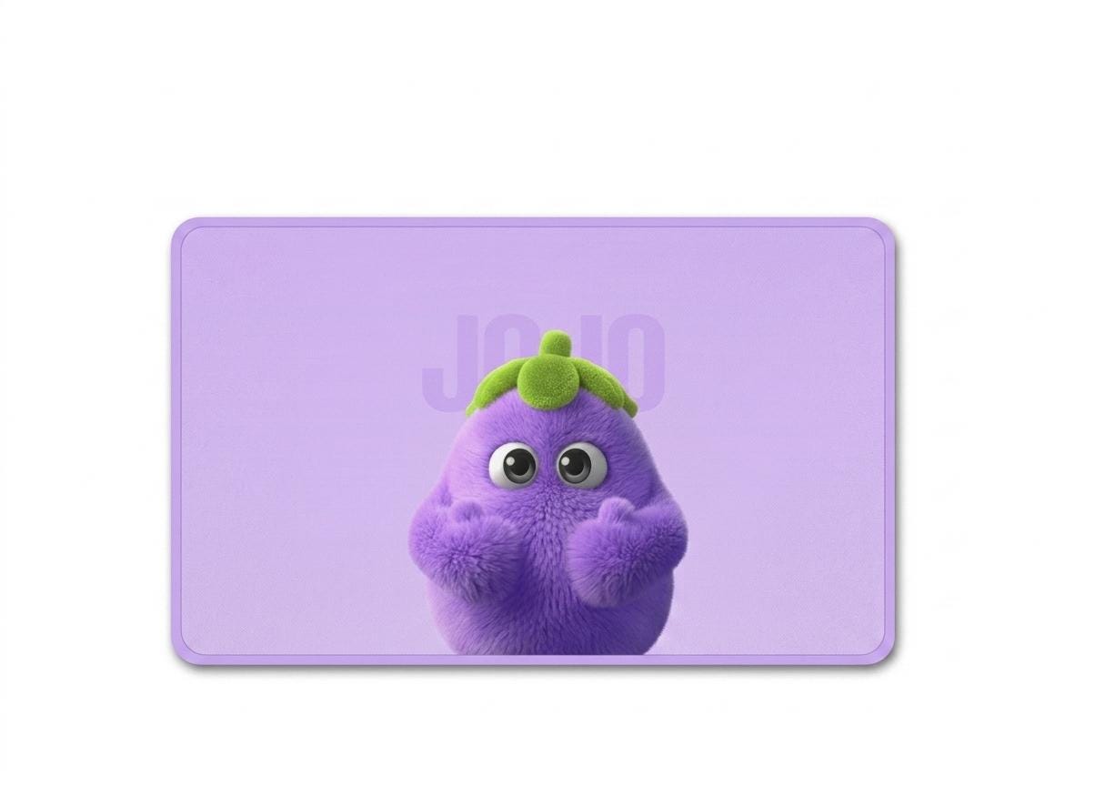 Purple JoJo Gaming Desk Mat | Mousepads | Available in Multiple Sizes