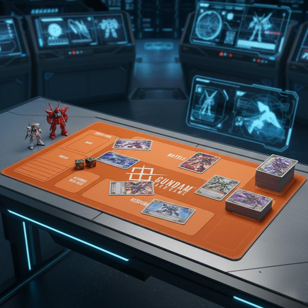 Orange Gundam Playmat