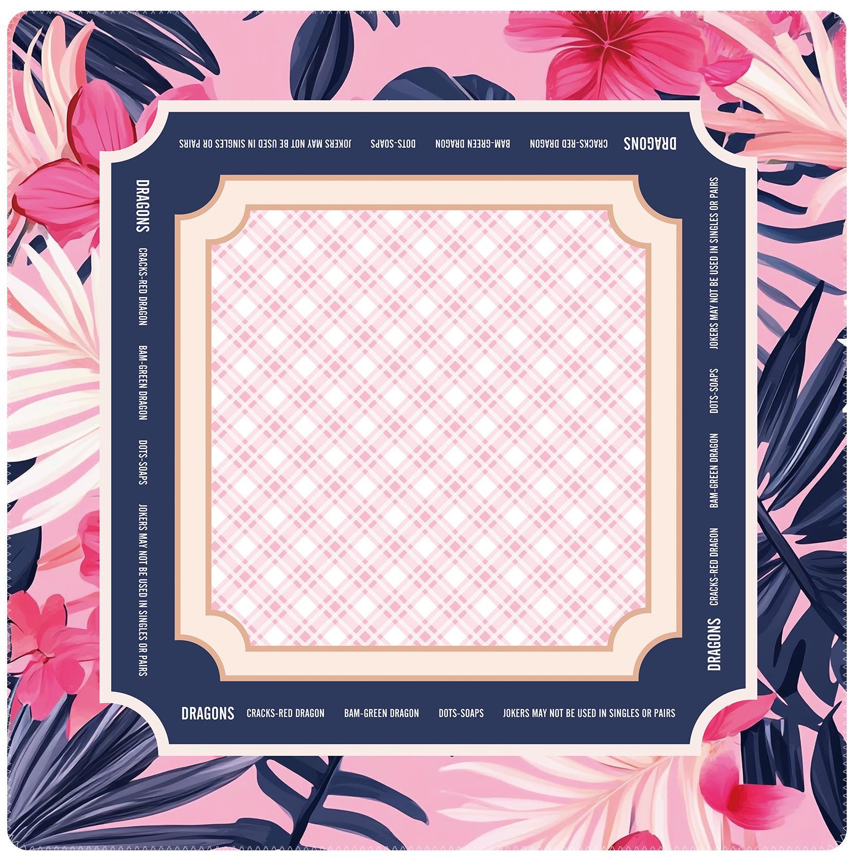 Petal & Palm Mahjong Mat