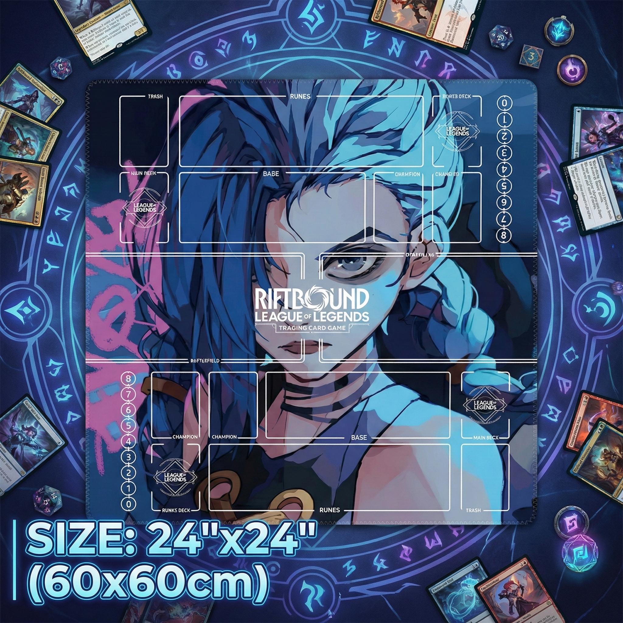 Jinx Riftbound Duo Playmat
