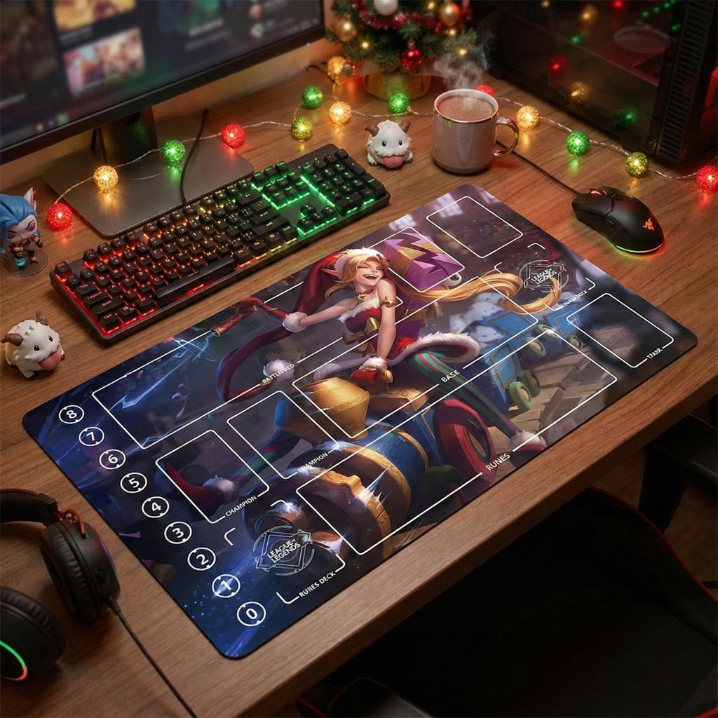 Jinx Ambitious Elf Riftbound Playmat
