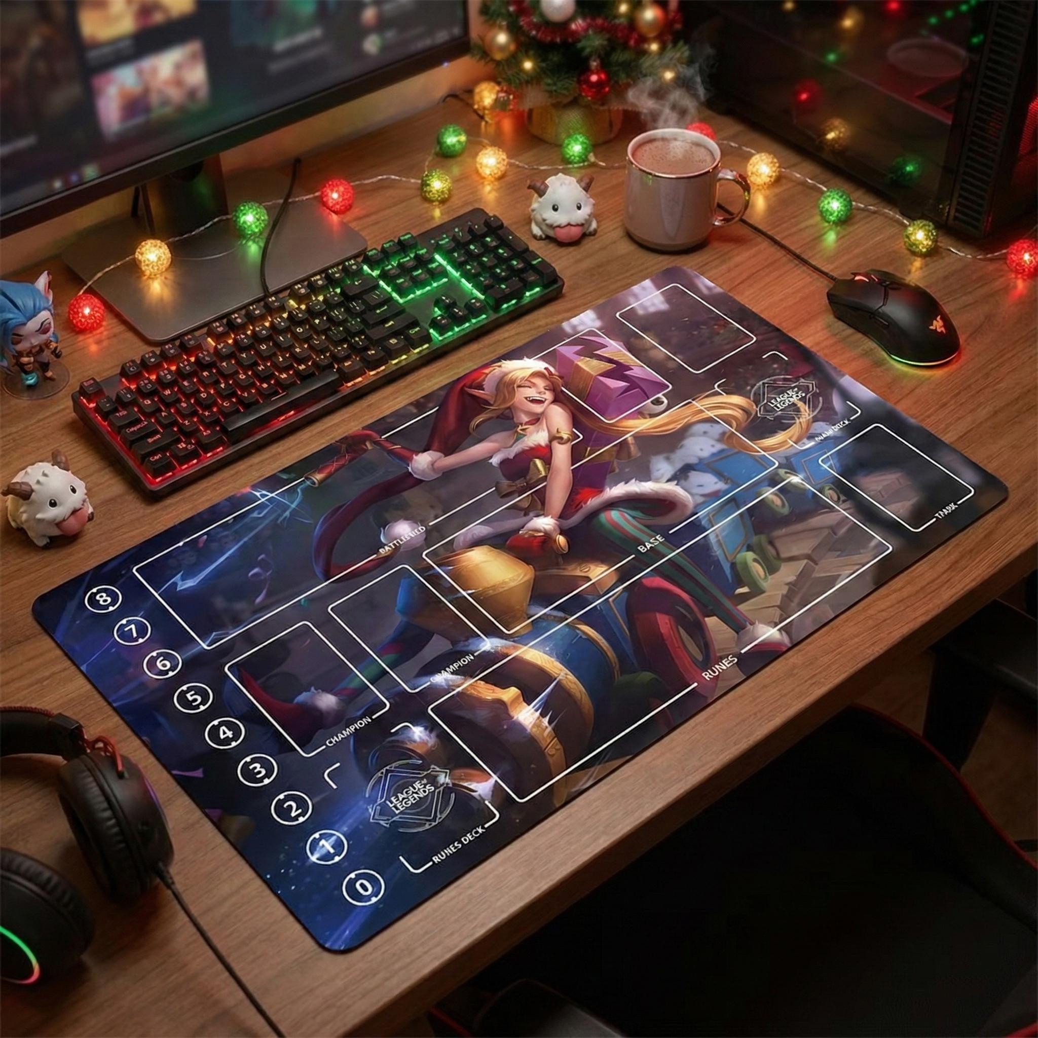Jinx Ambitious Elf Riftbound Playmat