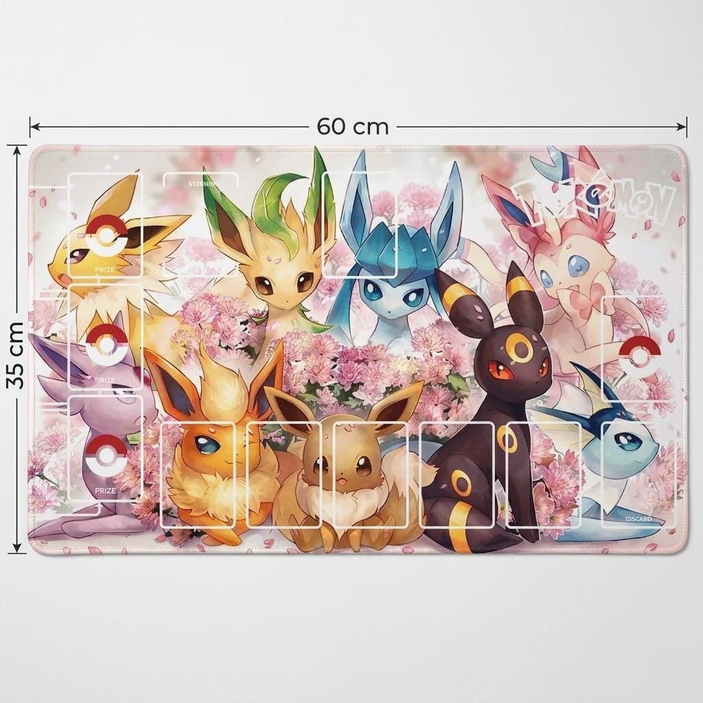 Pokemon Playmat | PTCG Card Game Mat | 24x14" inches