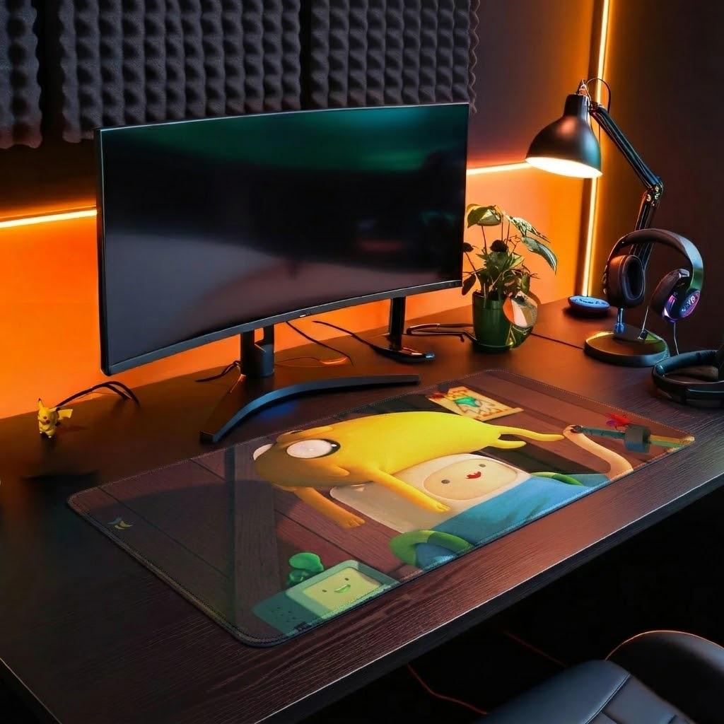 Adventure Time Gaming Desk Mat | Available in Multiple Sizes
