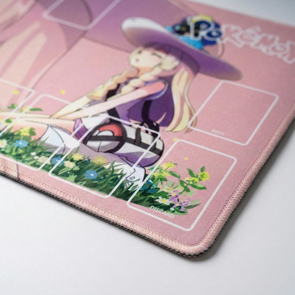 Lillie Cosmoem Pokemon Playmat