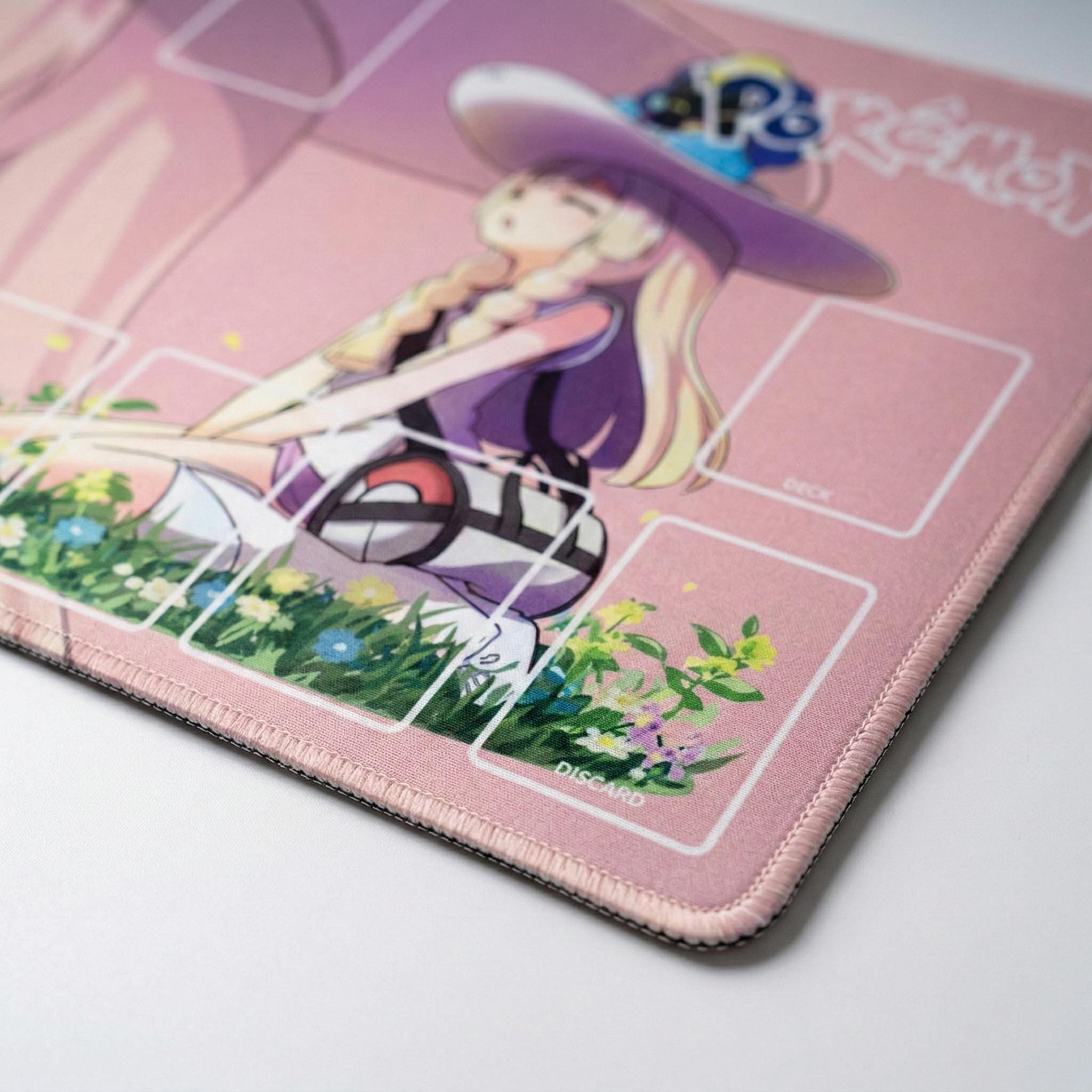 Lillie Cosmoem Pokemon Playmat