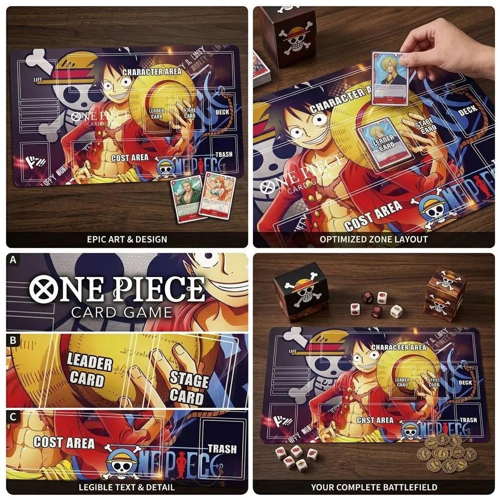 One Piece TCG Playmat - Monkey D. Luffy Straw Hat Edition