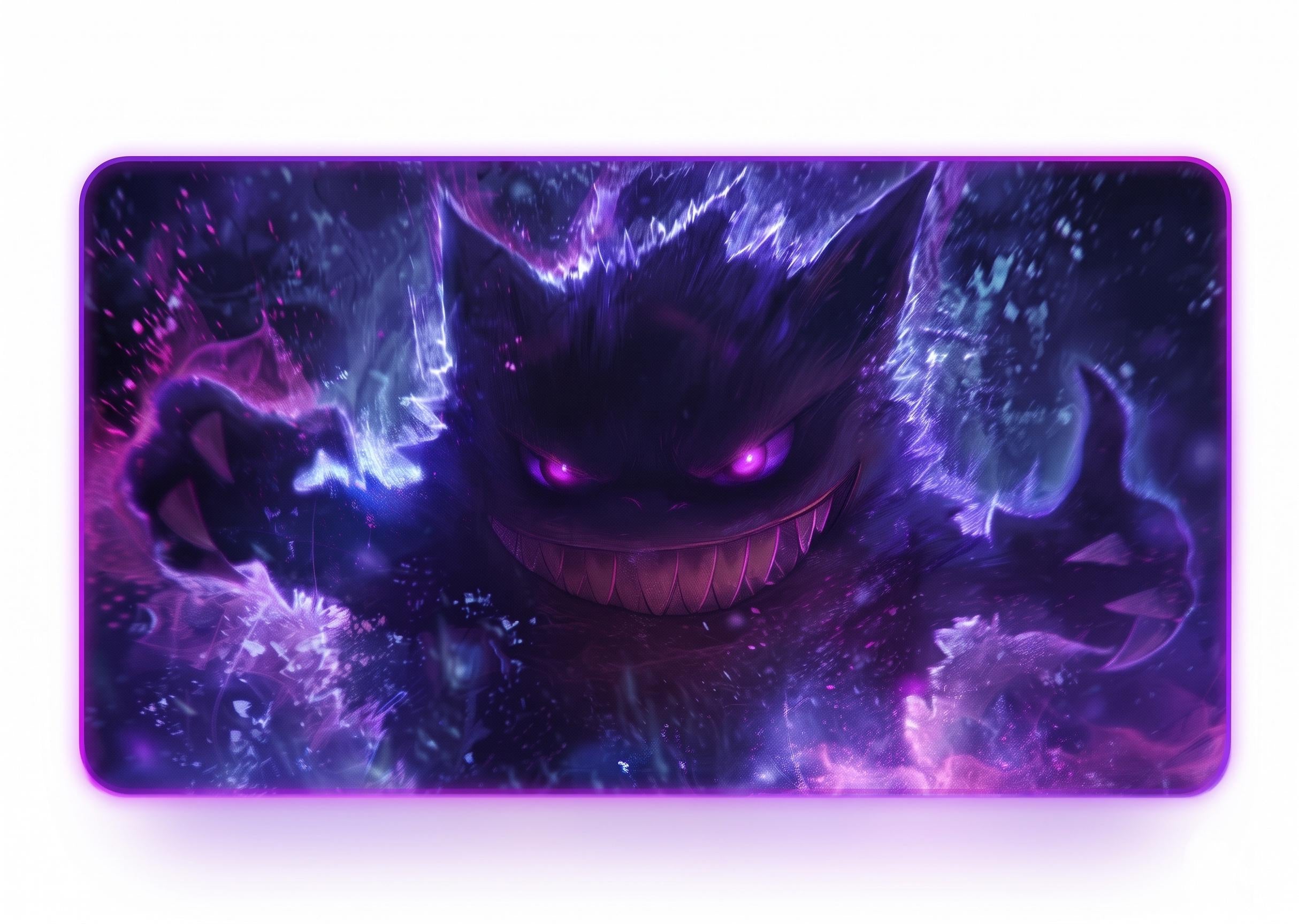 Evil Gengar Pokemon Desk Mat | Gengar Mousepad