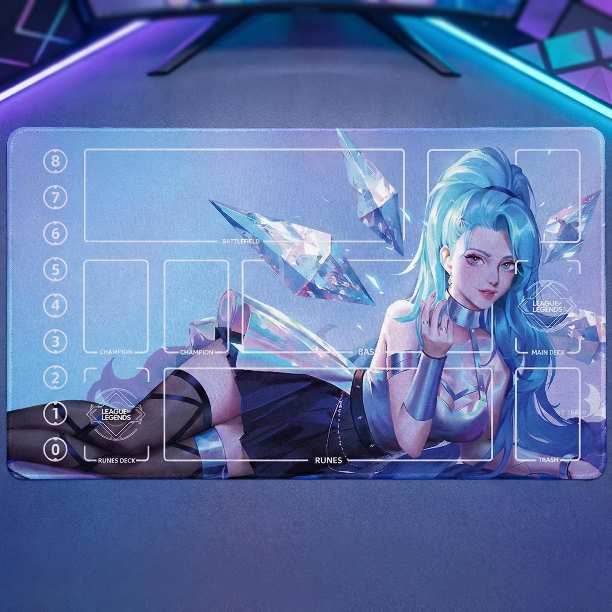 K/DA Seraphine Riftbound Playmat