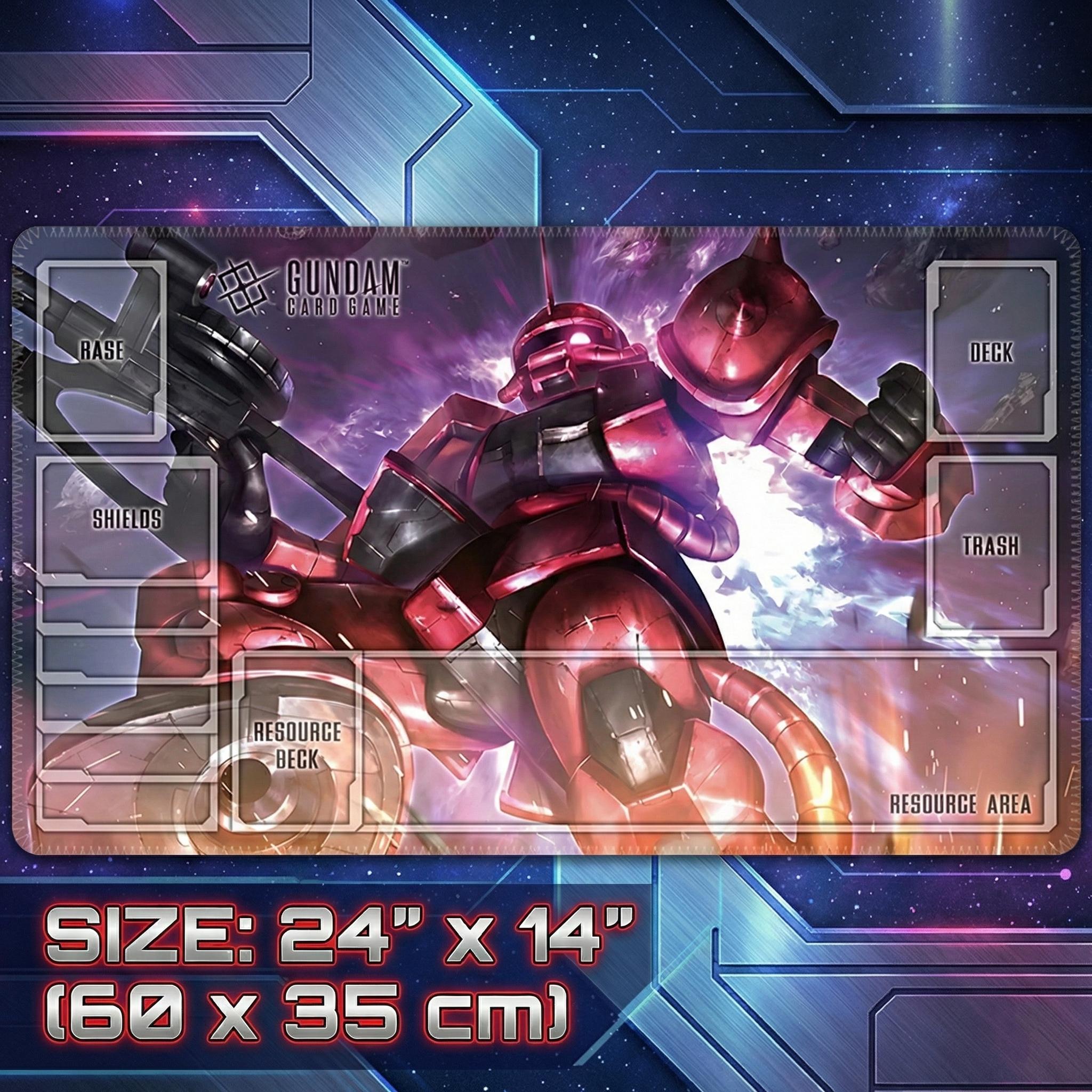 Char Aznable Ms-06S Zaku II Gundam Playmat
