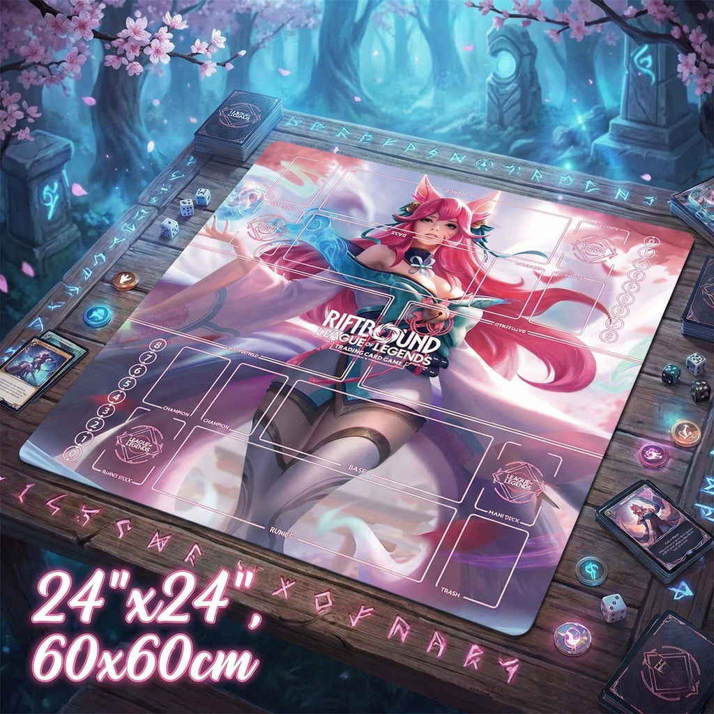 Ahri Riftbound Duo Playmat