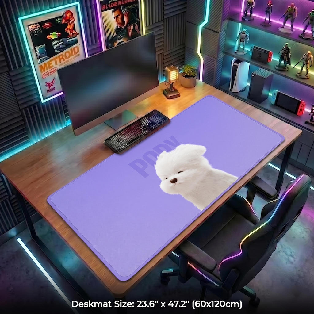 Poppy Gaming Desk Mat | Mousepads | Available in Multiple Sizes