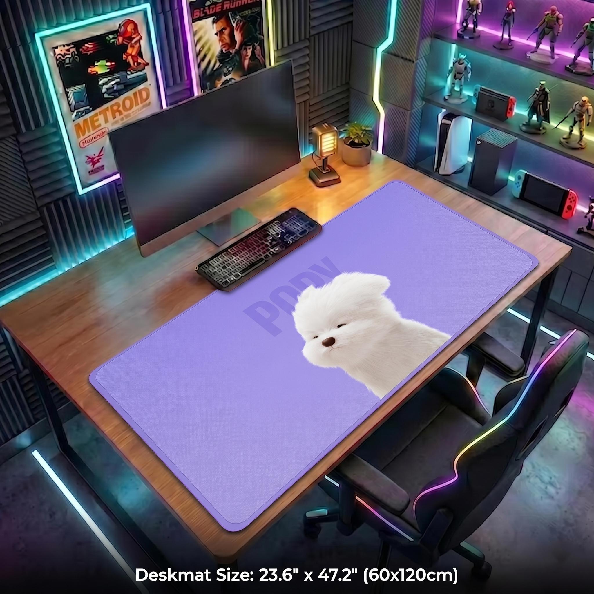 Poppy Gaming Desk Mat | Mousepads | Available in Multiple Sizes