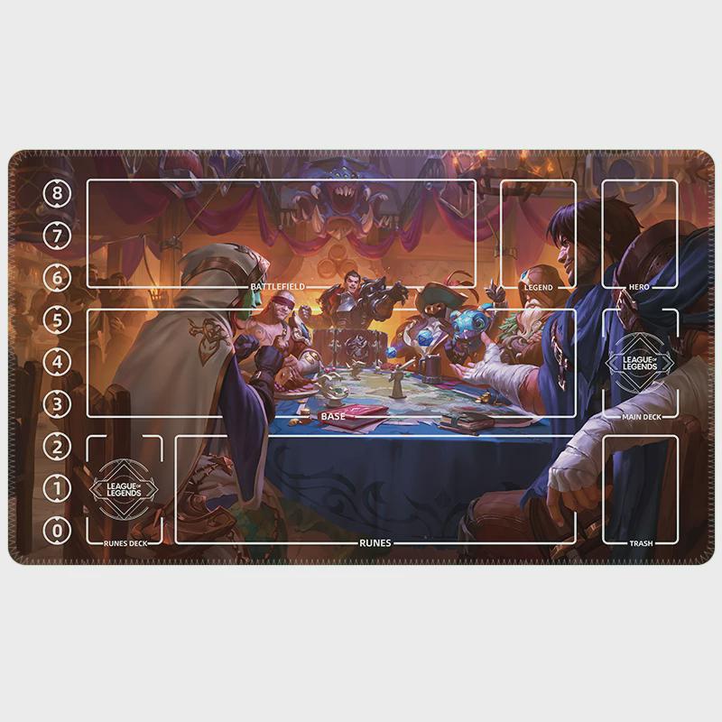 League of Legends TCG Playmat with Zones | Riftbound Battle Mat