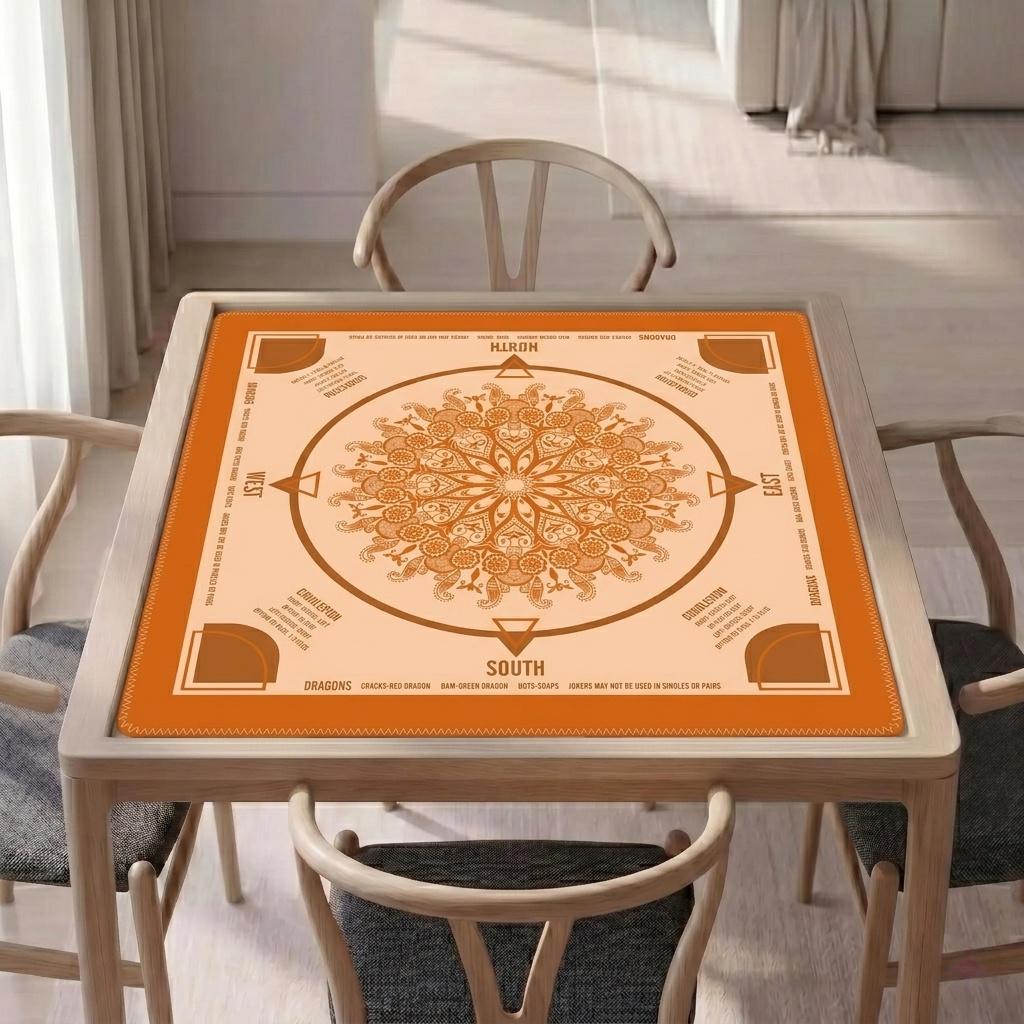 Mahjong Mat with Instructions and Charleston Rules