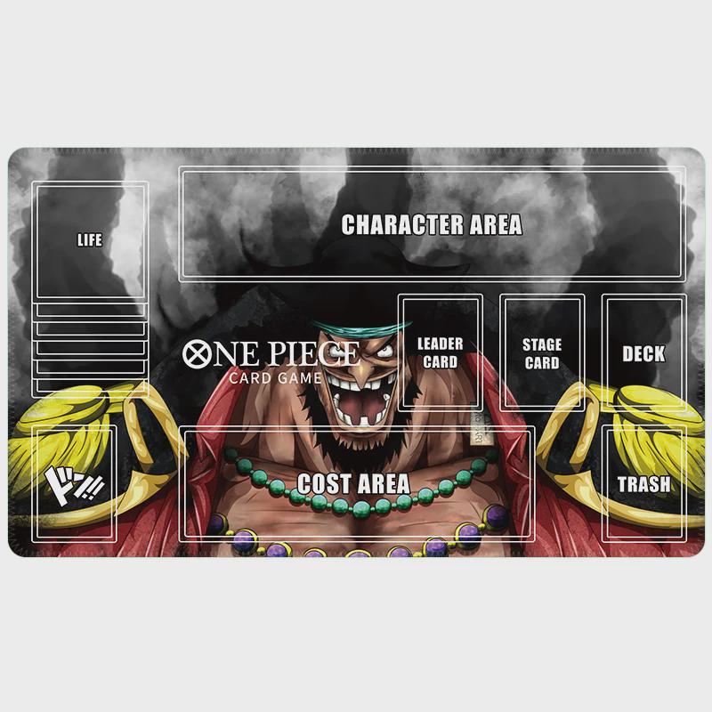 One Piece TCG Playmat - Marshall D. Teach Blackbeard Zone Mat - Premium 24"x14" Trading Card Game Mat - Custom OP TCG Accessories