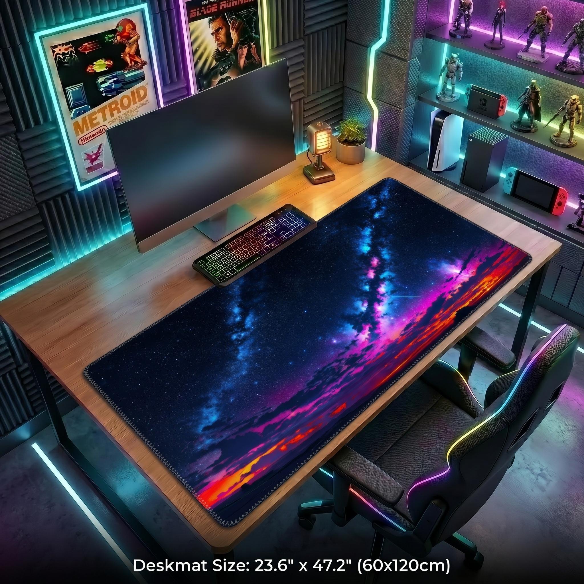 Starry Sky Desk Mat | Available in multiple sizes