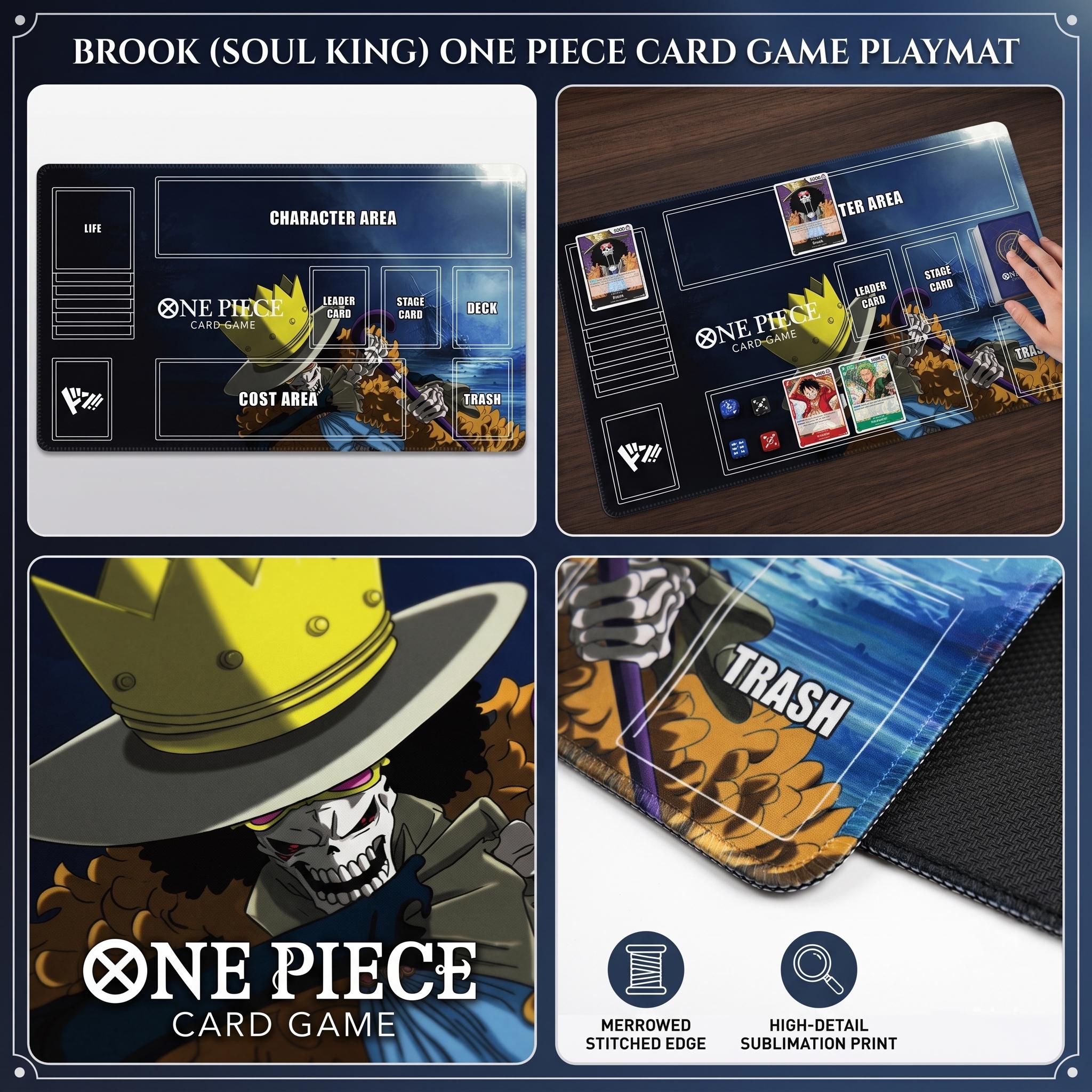Brook Soul King One Piece Playmat