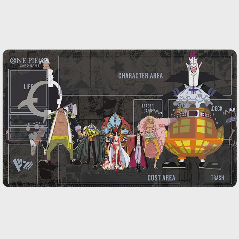 One Piece TCG Playmat, Seven Warlords Custom Card Game Mat, Tournament Size Desk Mat