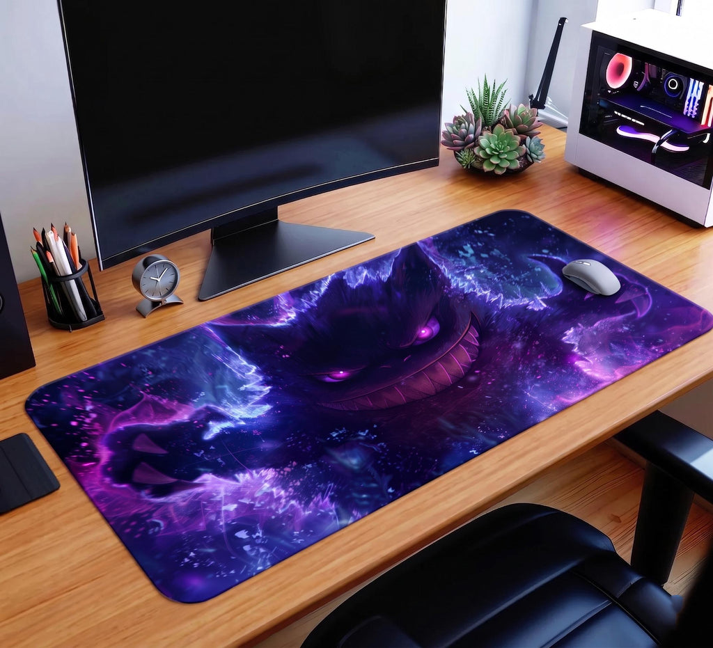 Evil Gengar Pokemon Desk Mat | Gengar Mousepad