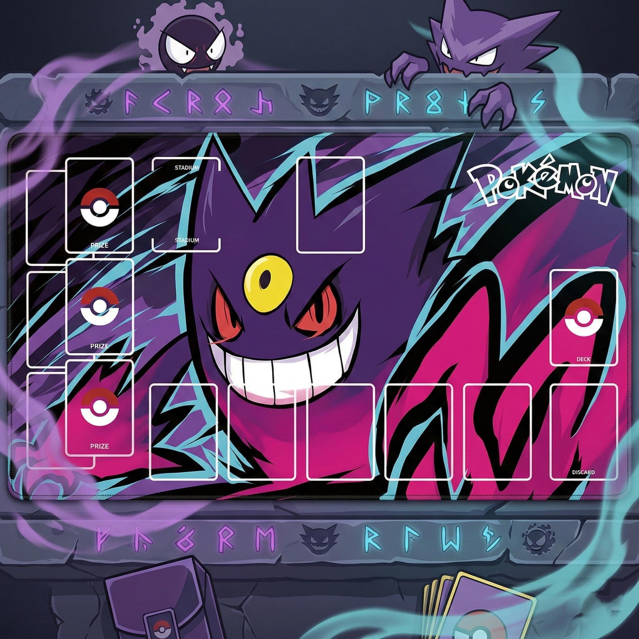 Gengar Ghost Pokemon Playmat