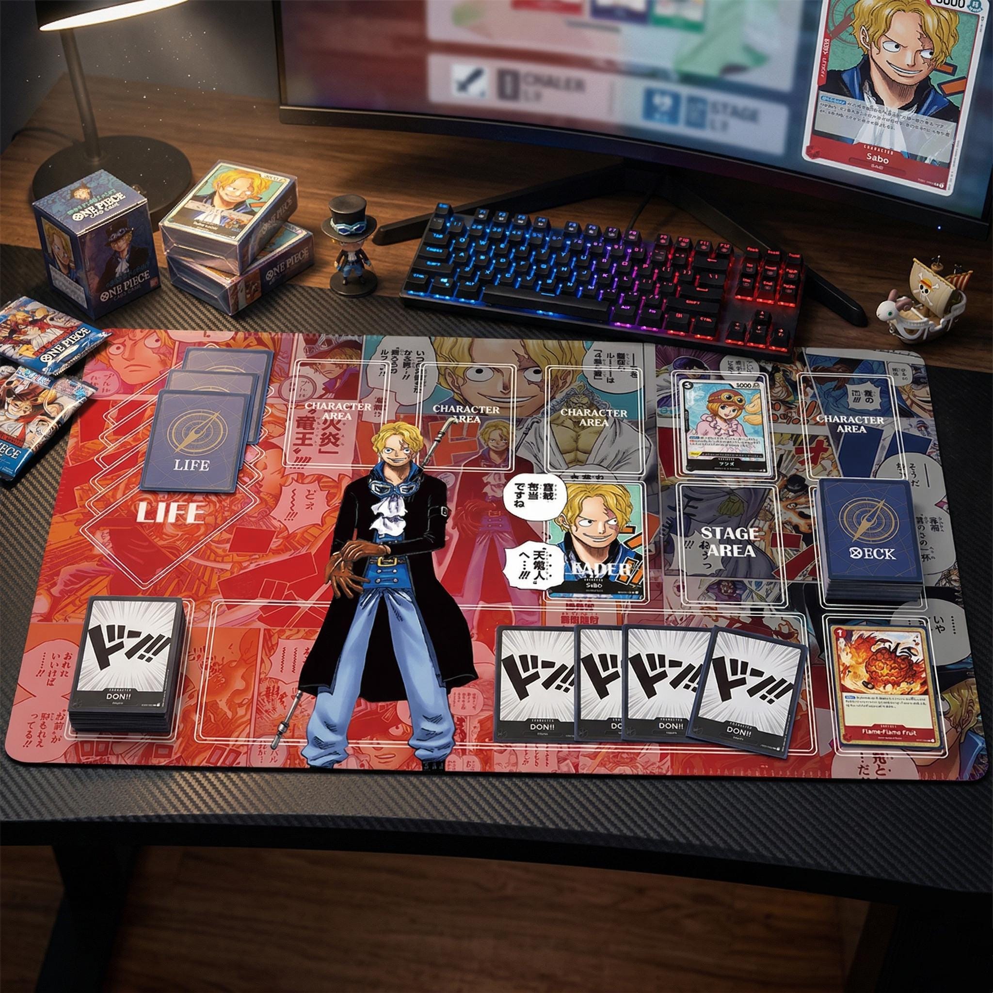 Sabo One Piece Playmat