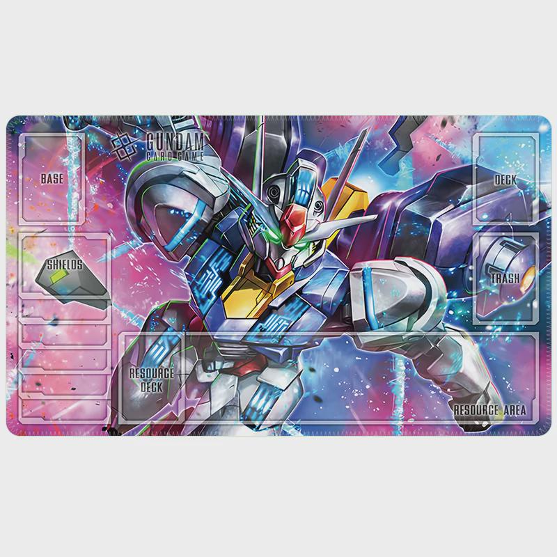Gundam Aerial Card Game Playmat | Witch from Mercury Zones 24x14 | Mecha Mobile Suit TCG Mat | Custom Anime Desk Mat Gift for Gamers