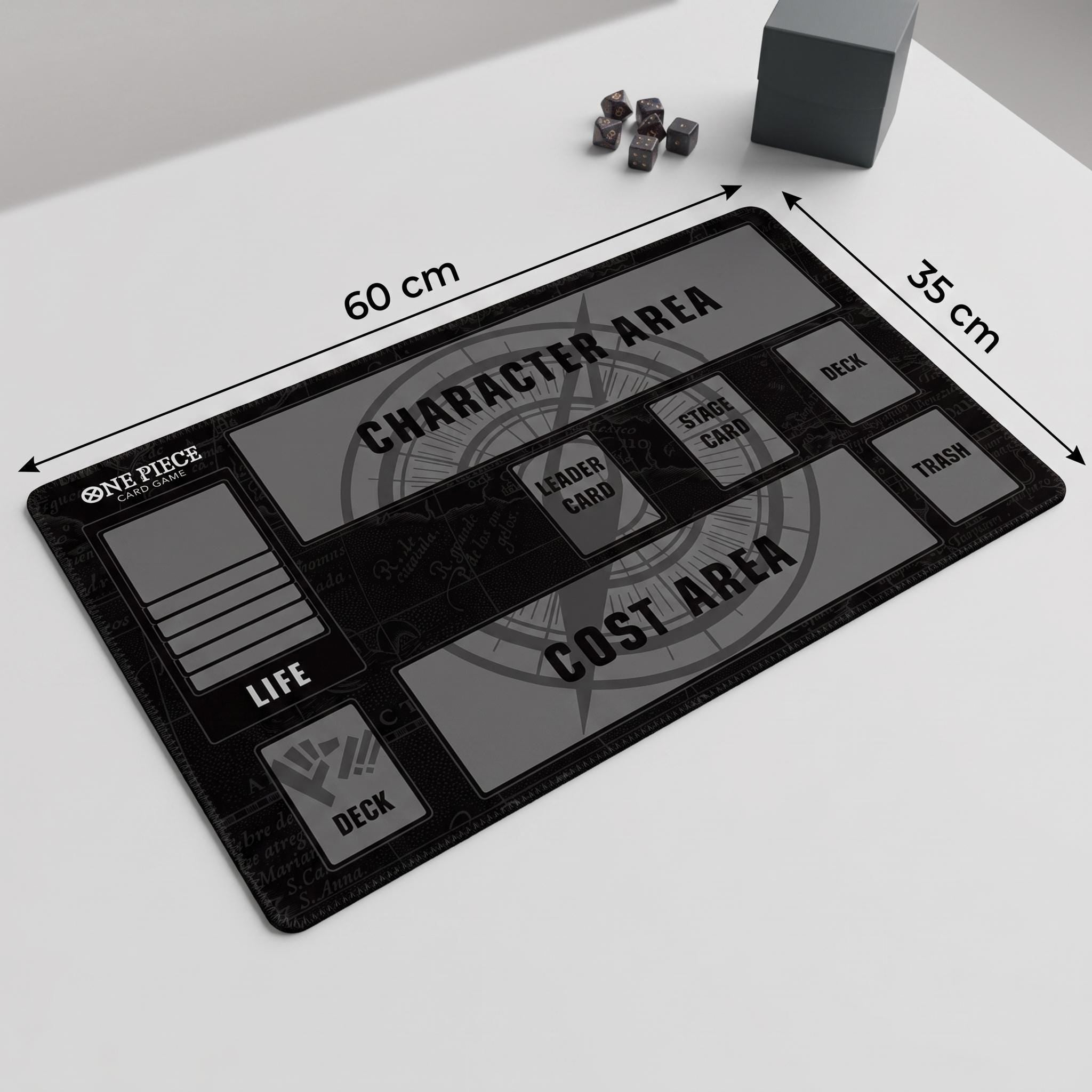 One Piece Playmat | Standard Tournament Style One Piece Card Game Desk Mat | Anime Mouse Pad for TCG