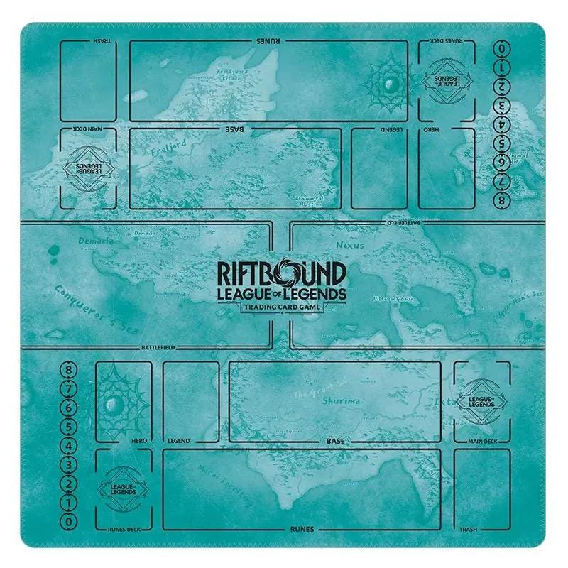 Riftbound League of Legends Duo Zones Playmat
