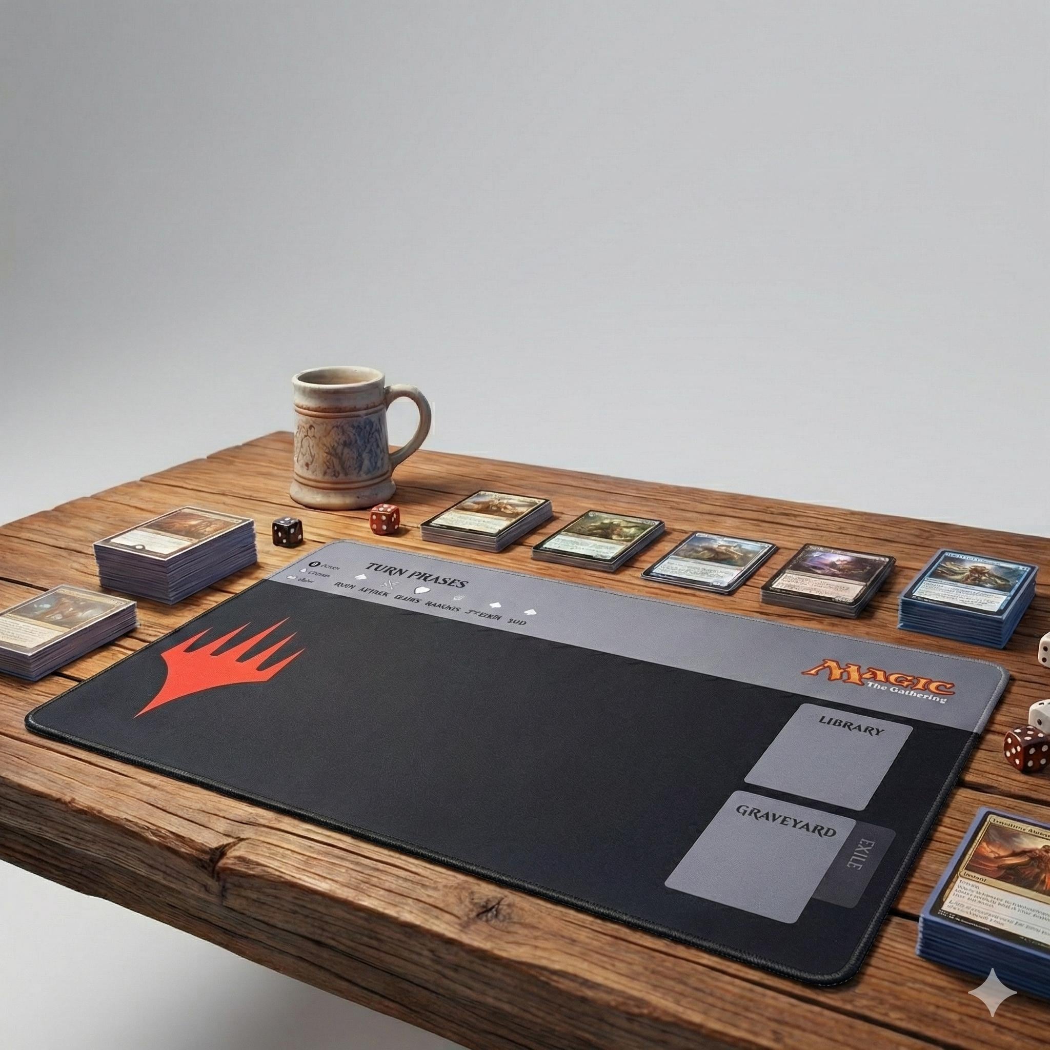 MTG Playmat with Zones