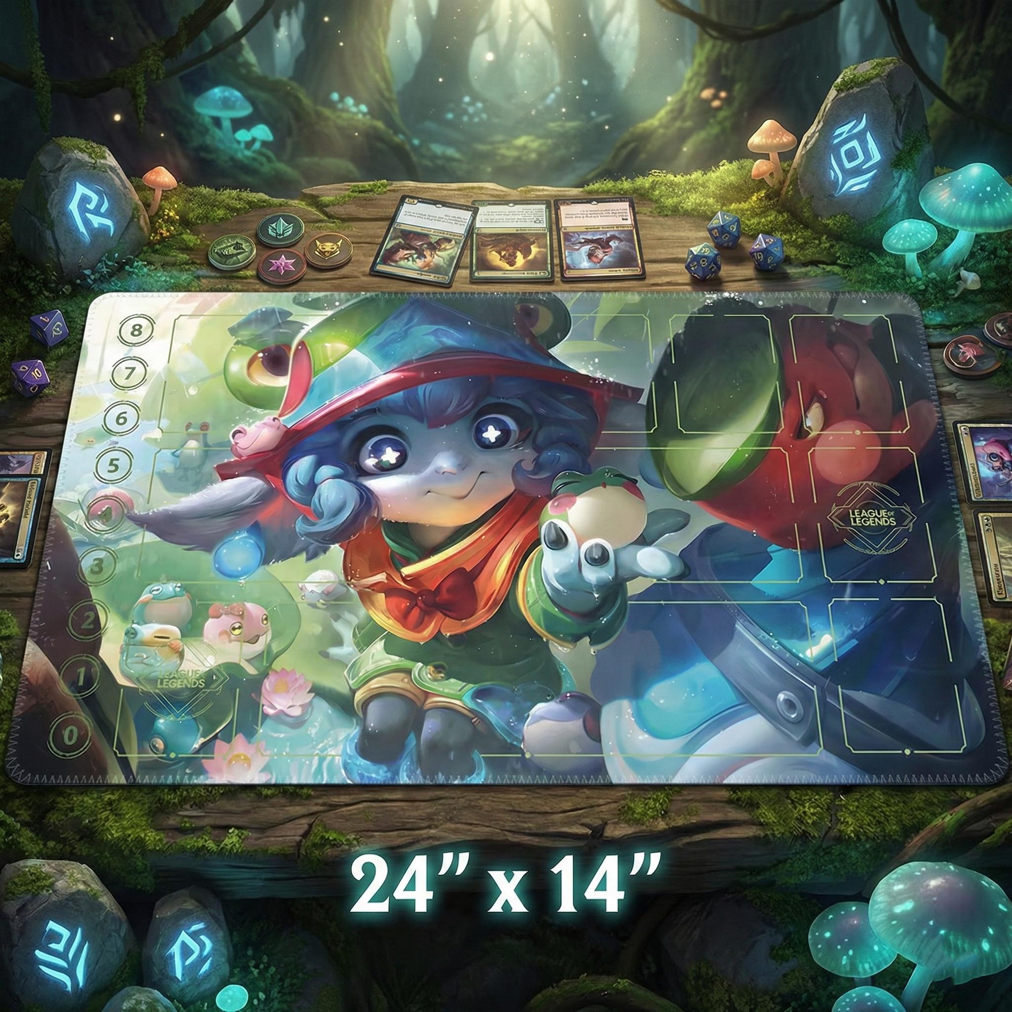 Lulu Monster Tamer Riftbound Playmat