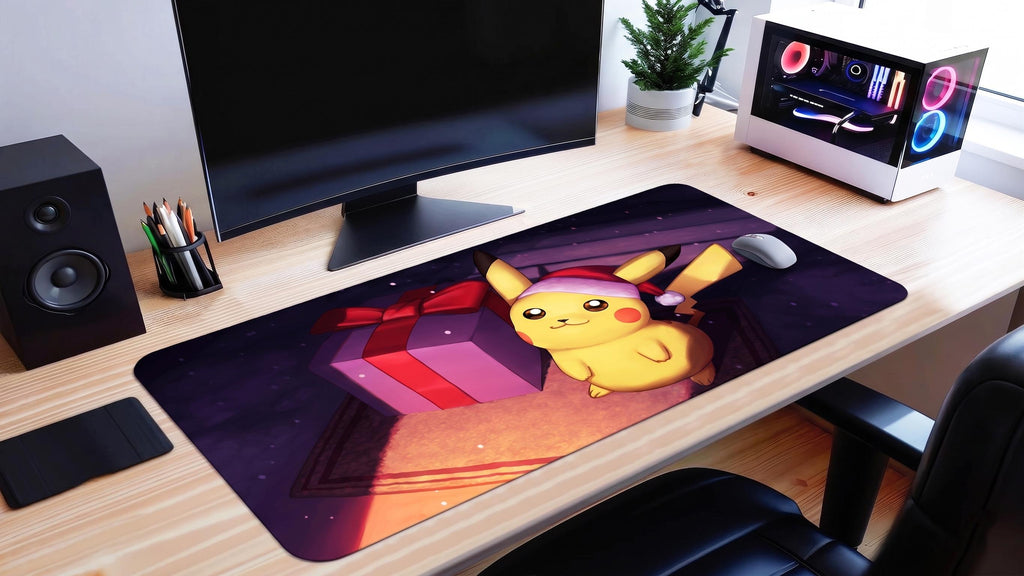 Pikachu Gaming Desk Mat | Mousepad | Available in Multiple Sizes