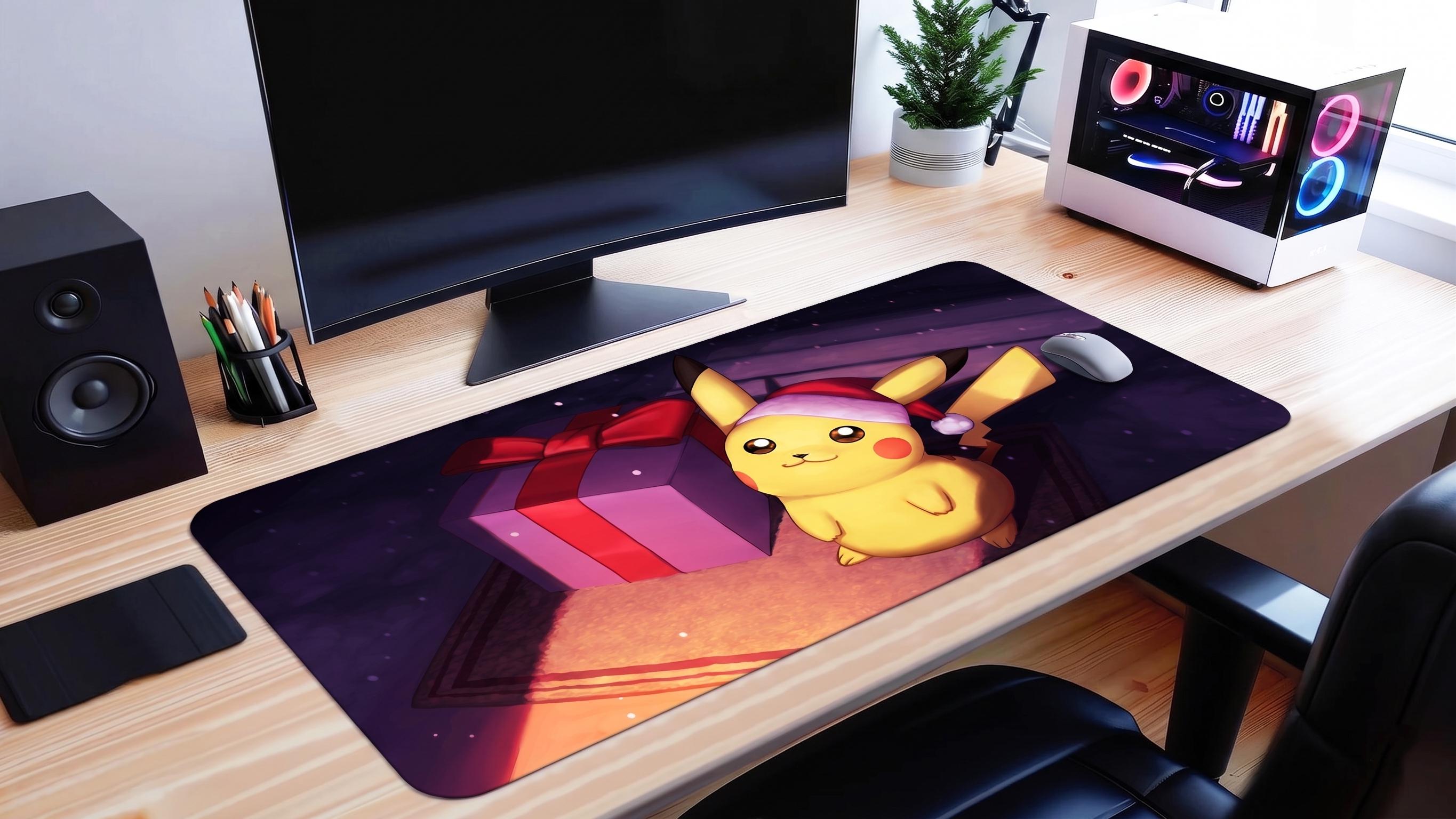 Pikachu Gaming Desk Mat | Mousepad | Available in Multiple Sizes