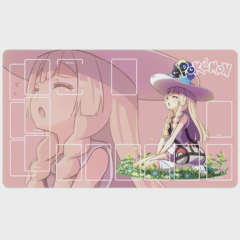 Lillie Cosmoem Pokemon Playmat