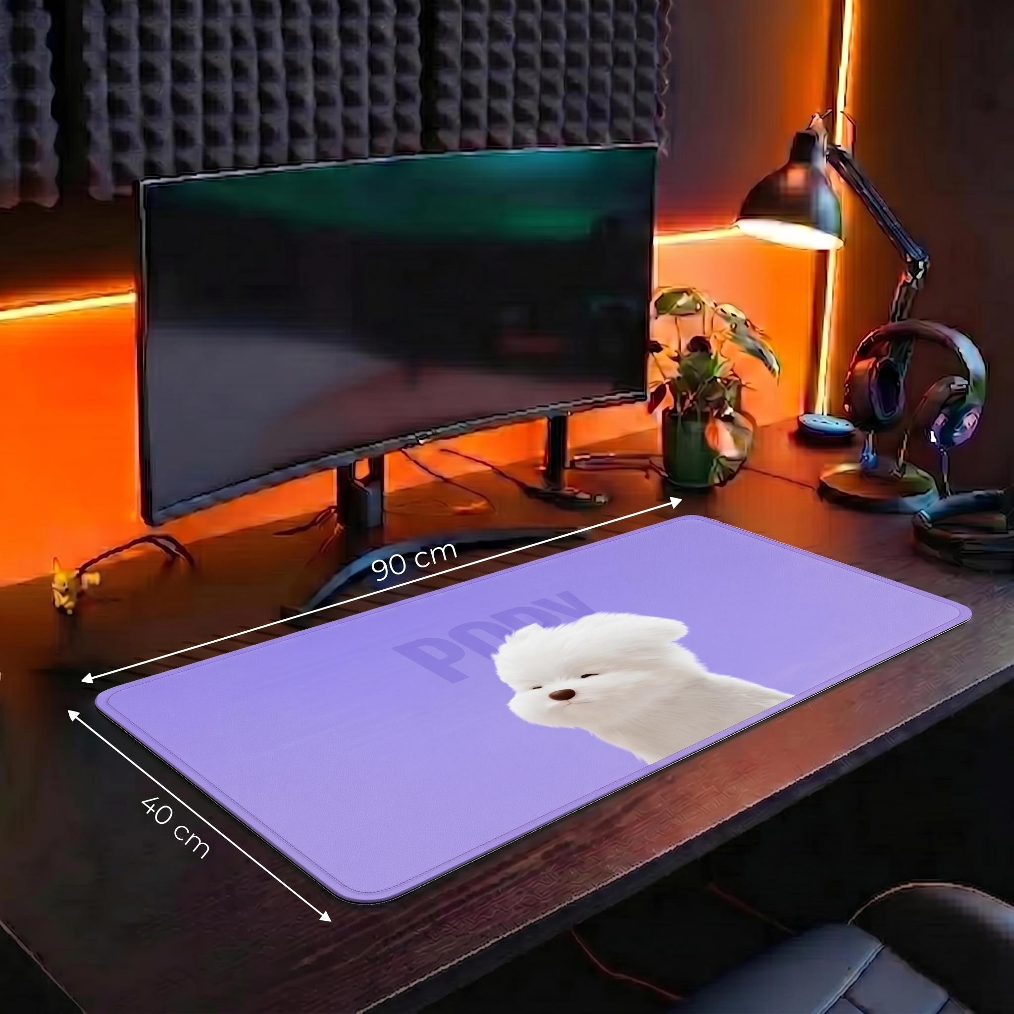 Poppy Gaming Desk Mat | Mousepads | Available in Multiple Sizes