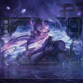 Akali Inspired TCG Riftbound Playmat 24x14, League Card Game Mat with Zones