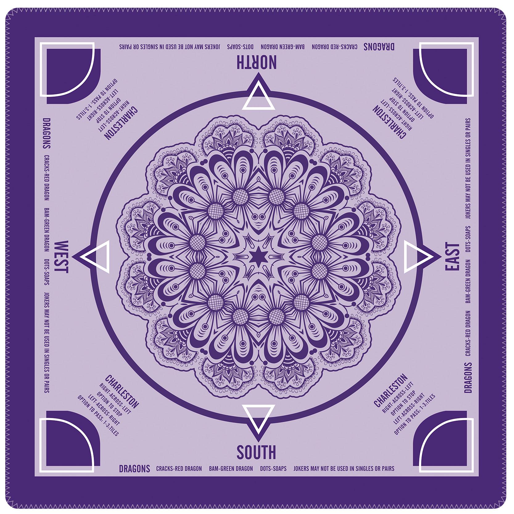 Mahjong Mat with Instructions and Charleston Rules
