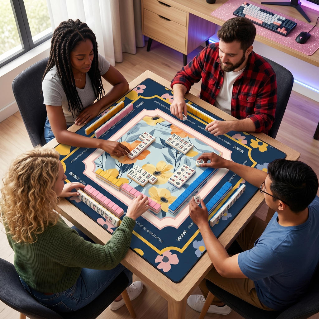 Wildflower Mahjong Mat
